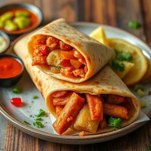 Masala Shawarma with Kubbus (Quarter)